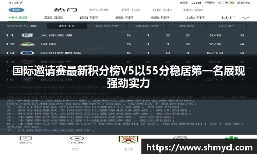 国际邀请赛最新积分榜V5以55分稳居第一名展现强劲实力